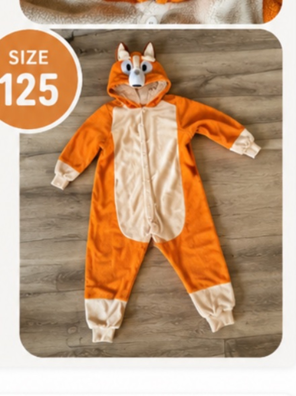 Chilli Heeler Onesie Costume from Bluey! - Picture 9 of 9